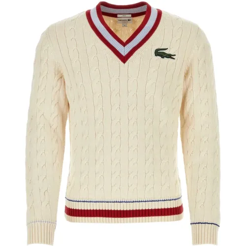 Knitwear > V-neck Knitwear - - Lacoste - Modalova