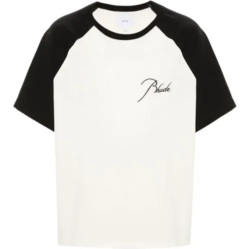 Rhude - Tops > T-Shirts - White - Rhude - Modalova