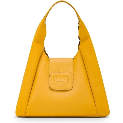 Hogan - Bags > Handbags - Yellow - Hogan - Modalova