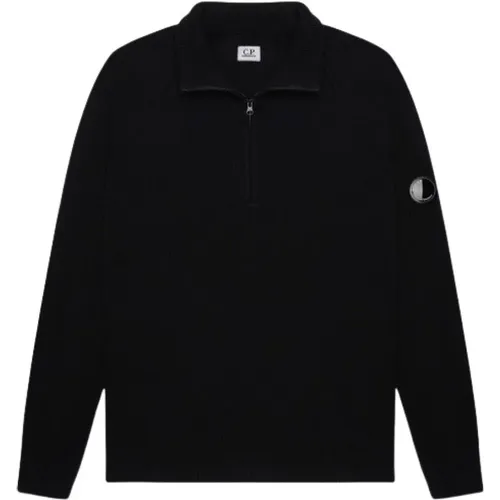 Lambswool 1/4 Zip Knitsweater - C.P. Company - Modalova