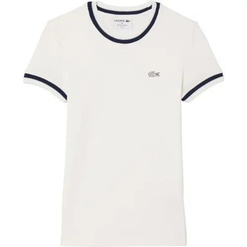 Lacoste - Tops > T-Shirts - White - Lacoste - Modalova