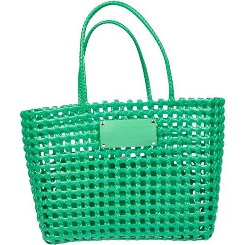 Msgm - Bags > Handbags - Green - Msgm - Modalova