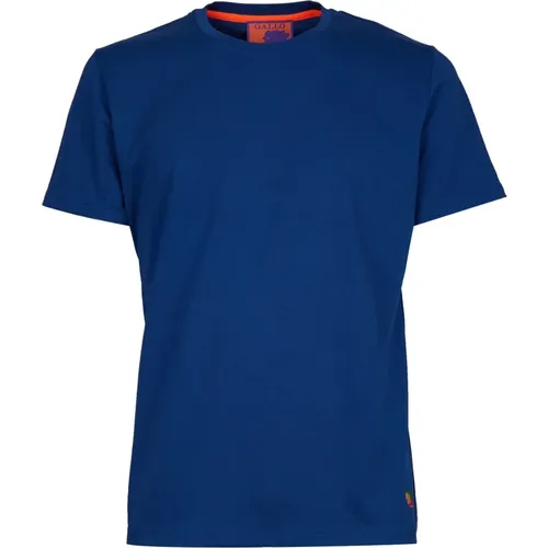 Gallo - Tops > T-Shirts - Blue - Gallo - Modalova