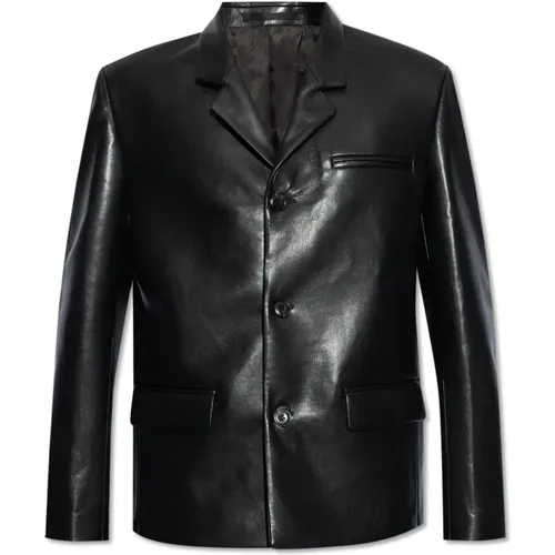Jackets > Leather Jackets - - Nanushka - Modalova