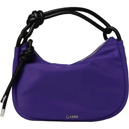 Ganni - Bags > Handbags - Purple - Ganni - Modalova