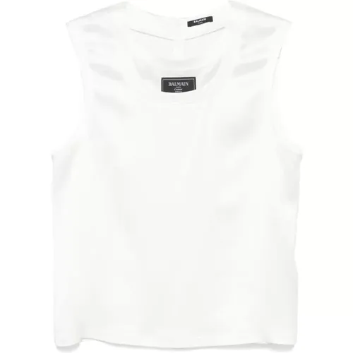 Tops > Sleeveless Tops - - Balmain - Modalova