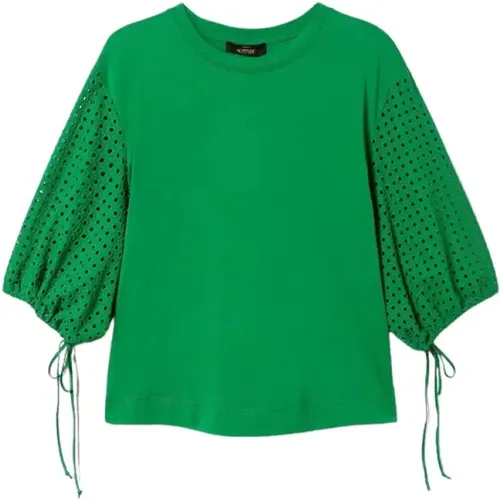 Twinset - Tops > T-Shirts - Green - Twinset - Modalova