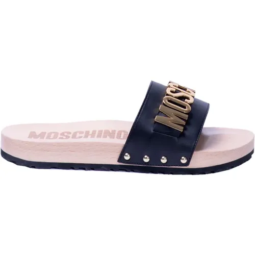 Shoes > Flip Flops & Sliders > Sliders - - Moschino - Modalova