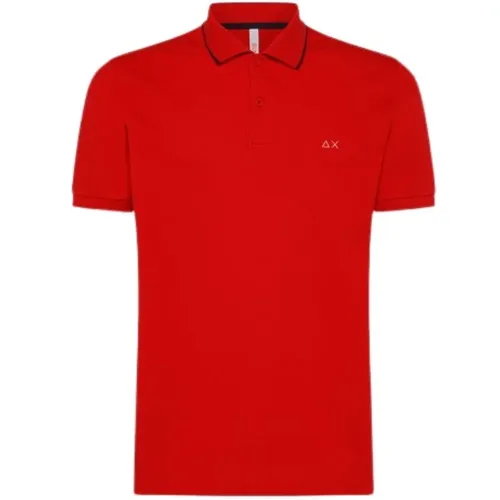 Sun68 - Tops > Polo Shirts - Red - Sun68 - Modalova
