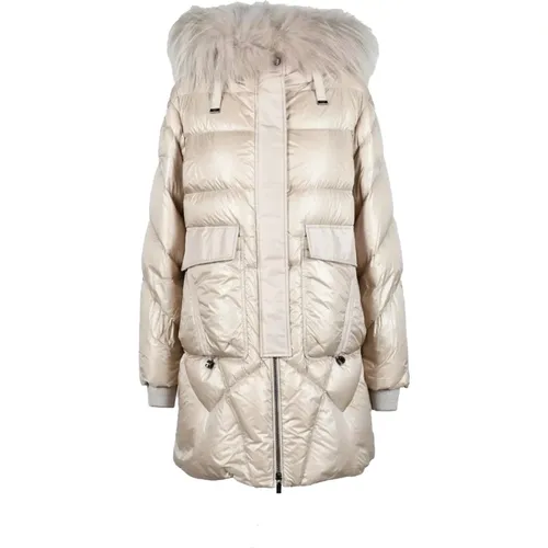 Diego M - Coats > Parkas - Beige - Diego M - Modalova