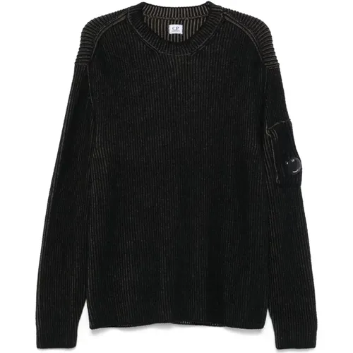 Knitwear > V-neck Knitwear - - C.P. Company - Modalova