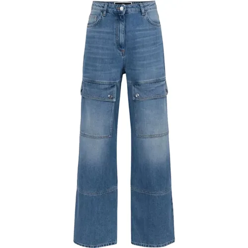 Jeans > Wide Jeans - - Elisabetta Franchi - Modalova