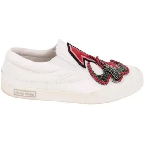 Pre-owned > Pre-owned Shoes > Pre-owned Sneakers - - Miu Miu Pre-owned - Modalova