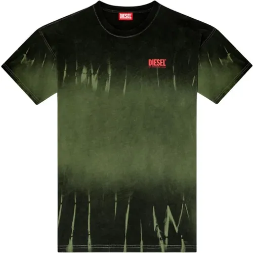 Diesel - Tops > T-Shirts - Green - Diesel - Modalova