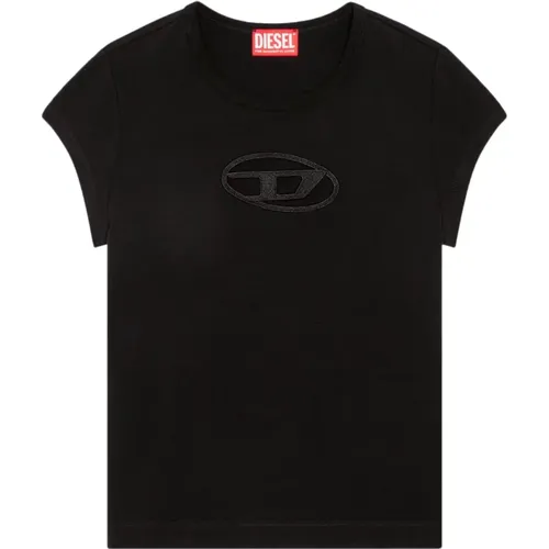 Diesel - Tops > T-Shirts - Black - Diesel - Modalova