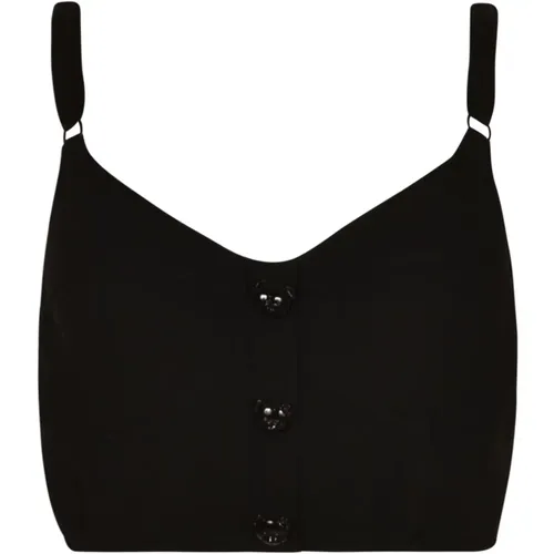 Tops > Sleeveless Tops - - Moschino - Modalova