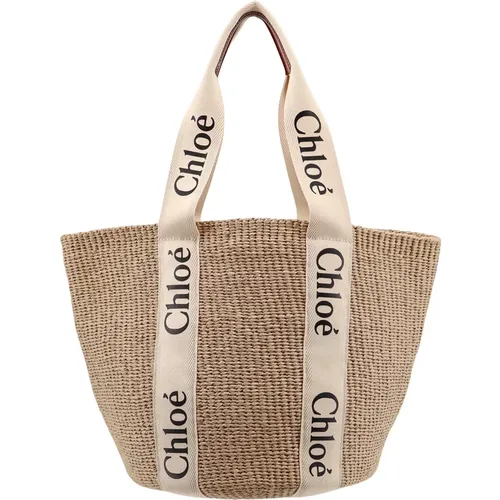 Chloé - Bags > Tote Bags - Beige - Chloé - Modalova