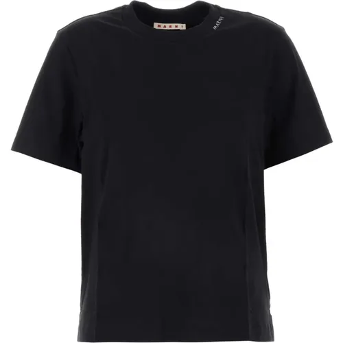 Marni - Tops > T-Shirts - Black - Marni - Modalova