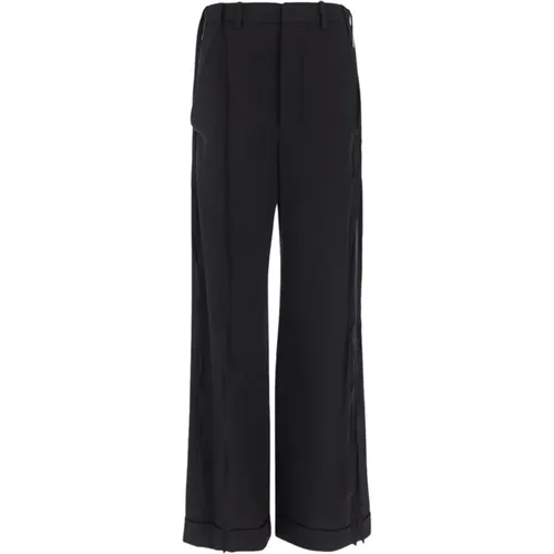 Trousers > Wide Trousers - - Ann Demeulemeester - Modalova