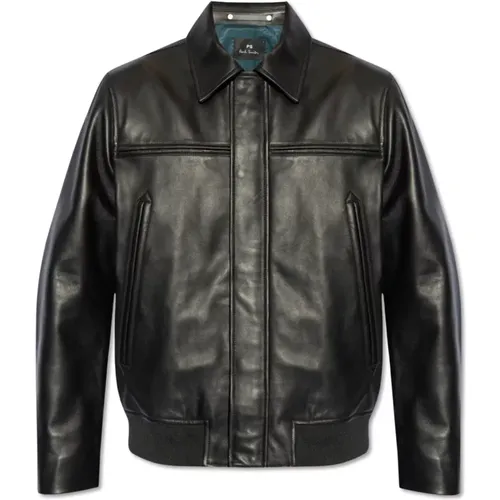 Jackets > Leather Jackets - - PS By Paul Smith - Modalova
