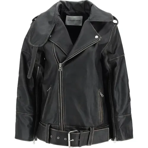 Jackets > Leather Jackets - - By Malene Birger - Modalova