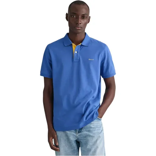 Gant - Tops > Polo Shirts - Blue - Gant - Modalova