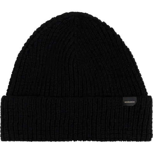 Accessories > Hats > Beanies - - Woolrich - Modalova