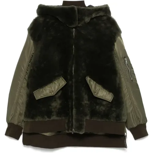 Jackets > Faux Fur & Shearling Jackets - - Blancha - Modalova