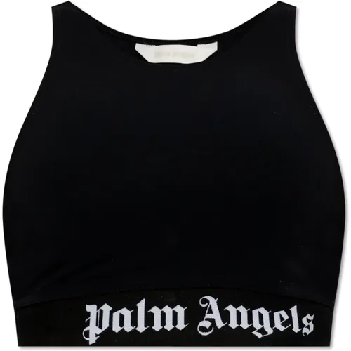 Tops > Sleeveless Tops - - Palm Angels - Modalova