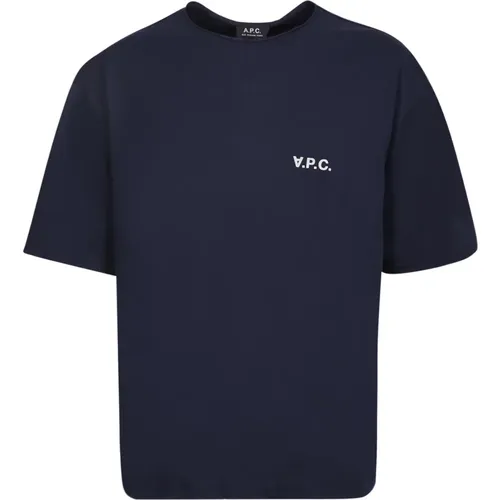 A.p.c. - Tops > T-Shirts - Blue - A.p.c. - Modalova