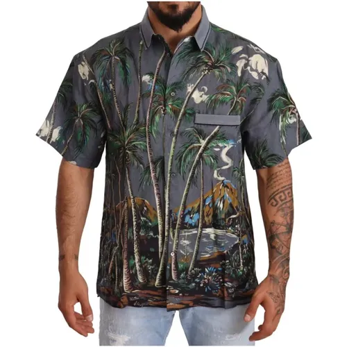 Shirts > Short Sleeve Shirts - - Dolce & Gabbana - Modalova