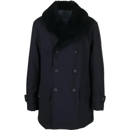 Coats > Double-Breasted Coats - - Giorgio Armani - Modalova