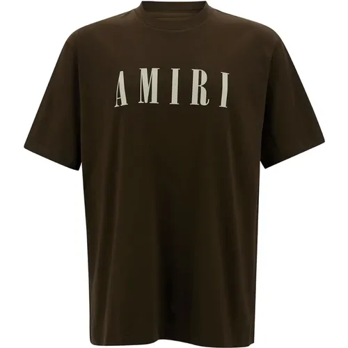 Amiri - Tops > T-Shirts - Brown - Amiri - Modalova