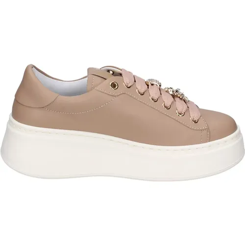 Gio+ - Shoes > Sneakers - Beige - Gio+ - Modalova