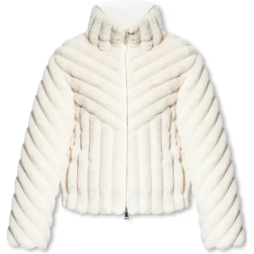Jackets > Faux Fur & Shearling Jackets - - Moncler - Modalova