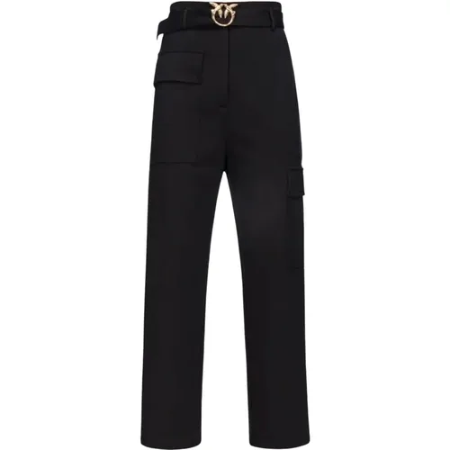 Trousers > Straight Trousers - - pinko - Modalova