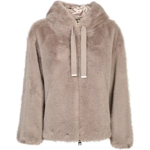 Jackets > Faux Fur & Shearling Jackets - - Herno - Modalova