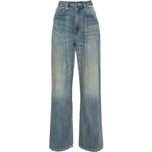 R13 - Jeans > Wide Jeans - Blue - R13 - Modalova