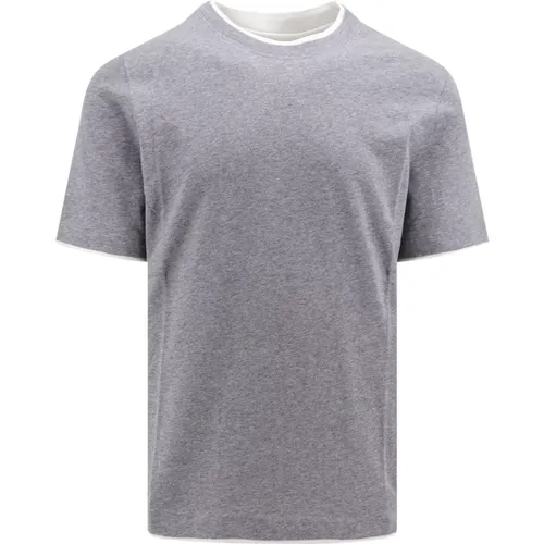 Tops > T-Shirts - - BRUNELLO CUCINELLI - Modalova