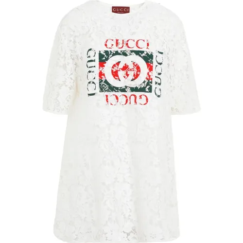 Gucci - Tops > T-Shirts - White - Gucci - Modalova