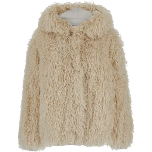 Jackets > Faux Fur & Shearling Jackets - - Msgm - Modalova