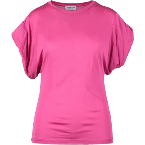 Dondup - Tops > T-Shirts - Pink - Dondup - Modalova