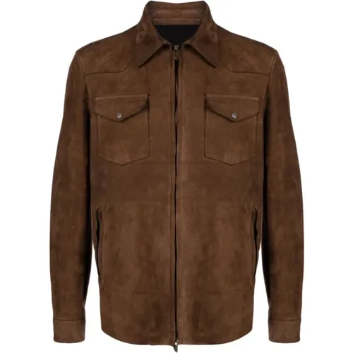 Jackets > Leather Jackets - - Salvatore Santoro - Modalova