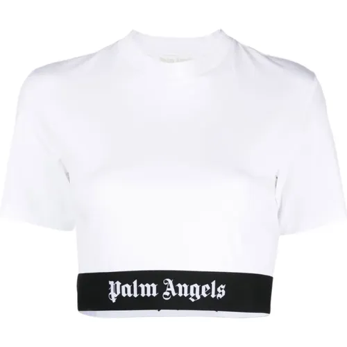 Tops > T-Shirts - - Palm Angels - Modalova