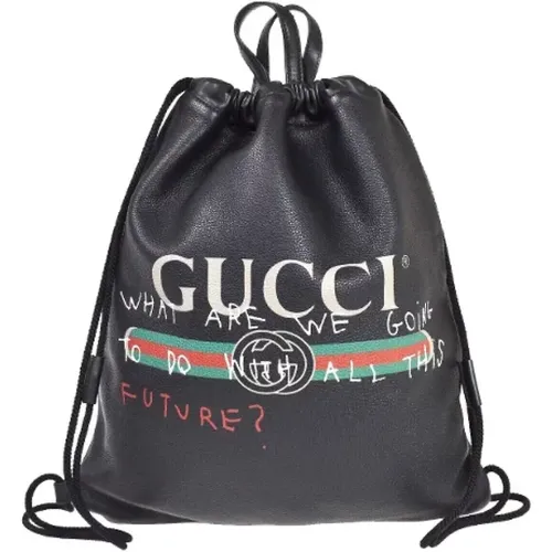 Pre-owned > Pre-owned Bags > Pre-owned Backpacks - - Gucci Vintage - Modalova