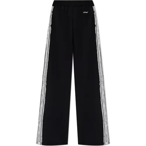 Trousers > Wide Trousers - - Off White - Modalova