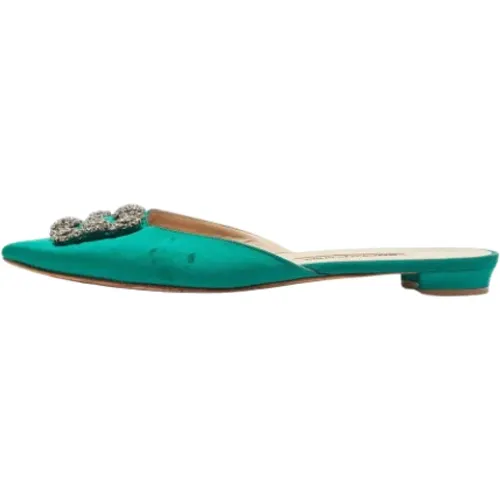 Pre-owned > Pre-owned Shoes > Pre-owned Flats - - Manolo Blahnik Pre-owned - Modalova