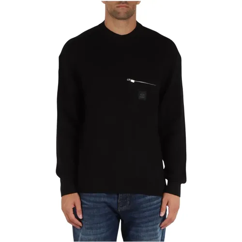 Knitwear > Round-neck Knitwear - - Armani Exchange - Modalova