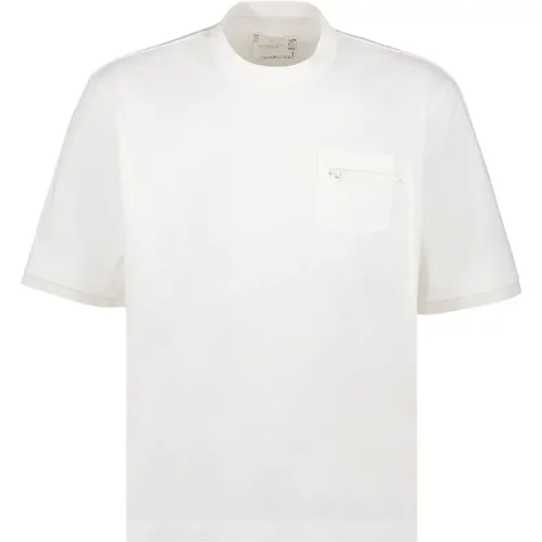 Sacai - Tops > T-Shirts - White - Sacai - Modalova