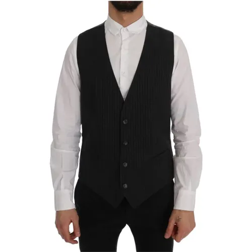 Suits > Suit Vests - - Dolce & Gabbana - Modalova